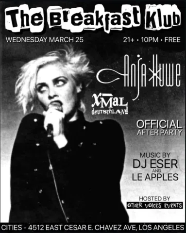 Exactly a month away @xmaldeutschland_official/@huweanja after party at @thebrea