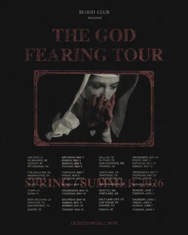 THE GOD FEARING TOUR

5.2.26 - CHICAGO, IL
5.3.26 - MILWAUKEE, WI
5.4.26 - DETRO