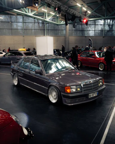 Nothing beats the classic lines of a 190E sitting perfectly on a set of polished