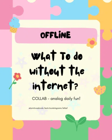How’s your day without the internet? 📵📚

Here are some fun activities shared b