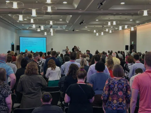 Morning sing at @chorus_america #ChorusCon2026!