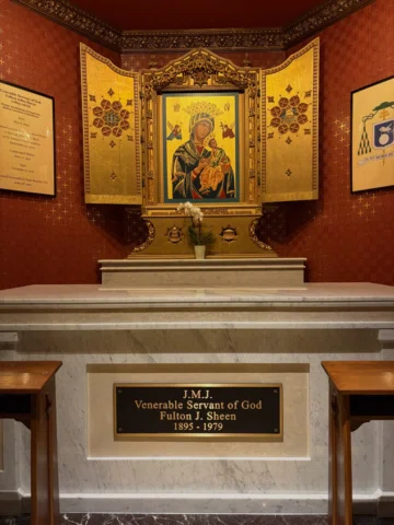 What a wonderful time here in Peoria, Illinois at the Venerable Fulton Sheen Inf