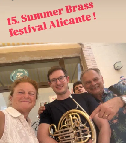 Today our first day !! 
15 years Summer Brass Festival Alicante !
