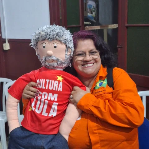 O @sindipetroprsc participando do evento de Cultura com Lula,  no dia 27/07. @al