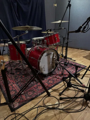 Having fun tracking drums at @chem19studio with @youngmoniack . So many talented