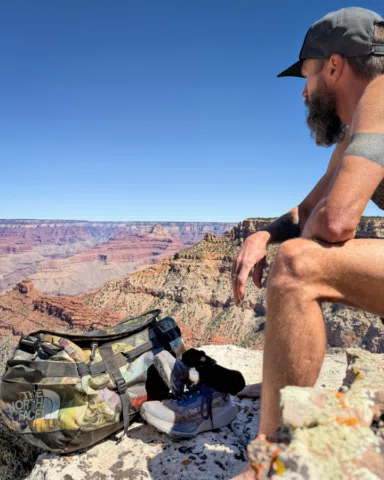 Old and weathered. Happy 40th anniversary to The North Face Base Camp Duffel 🙌�
