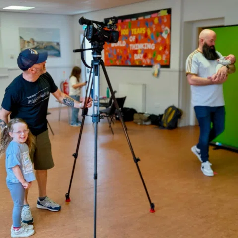 Thanks to everyone who came along today for portrait filming, interviews and sha