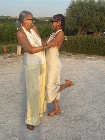 Nothing like a beautiful Italian vacation with your “granddaughter” and a few fr