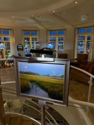 All set for a great evening at @thebrentonhotel for the @newportartistscollectiv