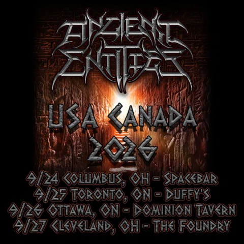 🇨🇦 CANADA, WE’RE COMING! 🇨🇦

Ancient Entities is hitting the road this Septe