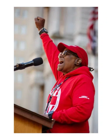 May Day in Philly. Thousands of workers and activists filled the streets on inte