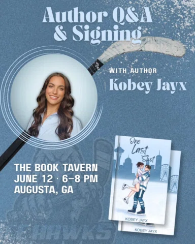 If you're in or near Augusta, GA, I would absolutely love to see you at @booktav