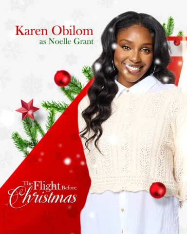 Meet @karenobilom, starring as Noelle Grant in The Flight Before Christmas, an O