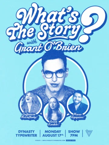 ARE YOU IN LOS ANGELES?? Come see my new show! 

I’ll give excellent storyteller