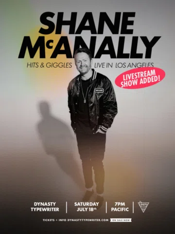 Can’t be in LA tomorrow night? Couch seats just opened up. Livestream tickets ar