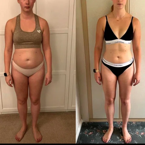 Sustainable weight loss⬇️

This client lost over a stone between these pictures 