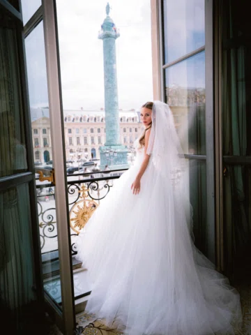 A moment I’ll cherish forever🤍 Stepping into the dress of my dreams, to marry t