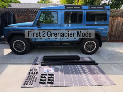 First 2 mods on the Grenadier are officially in motion 👊

Went with the @leitne