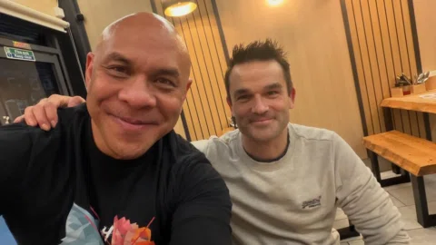 I’ve known this legend for years! But first time meeting and having great grub! 