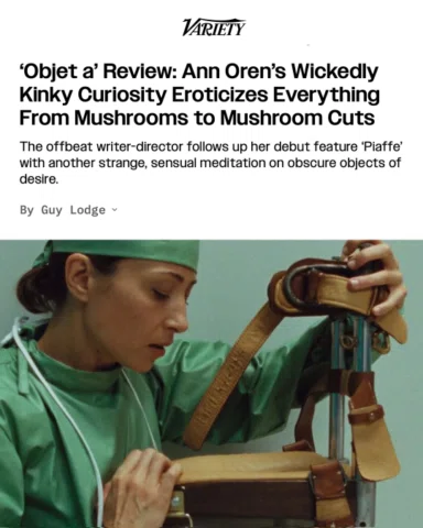 OBJET A, dir. Ann Oren – Concorso Internatzionale @ Locarno Film Festival 2026

