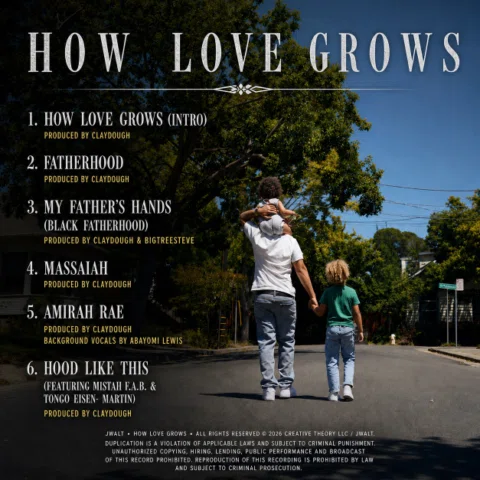 “How Love Grows” drops tonight! 9PM PST/ 12AM EST. Welcome to Fatherhood 🤲🏽🌱.