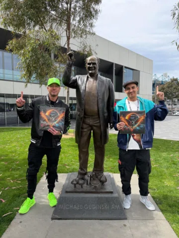 While we were at Rod Laver Arena over the weekend, we took a moment to visit our