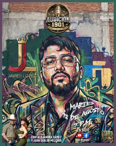 Este ma maaaartes @javierlopezylosreyes en LA AUDICIÓN  @1901records 🎙️