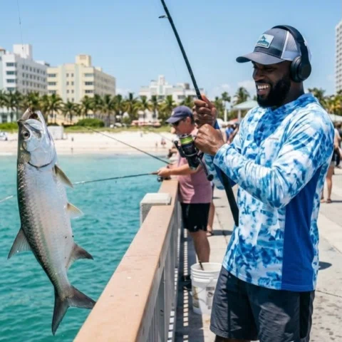 I was supposed to be “acting” like I was fishing during my cameo in @grindmodech
