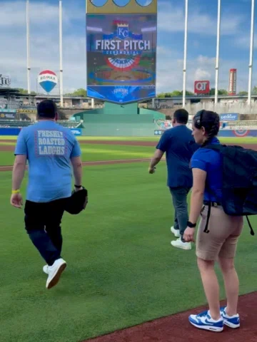 We’ll stick to the horns 🎺🎺 Proud to throw out the first pitch to kick off @bi