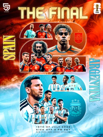 𝙏𝙃𝙀 𝙒𝙊𝙍𝙇𝘿 𝘾𝙐𝙋 𝙁𝙄𝙉𝘼𝙇: 𝘿𝙀𝙎𝙏𝙄𝙉𝙔 𝘼𝙒𝘼𝙄𝙏𝙎! 🇪🇸🇦🇷

The 