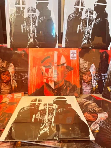 Quelques-uns des projets musicaux édités en vinyles sur lesquels j’ai eu le plai