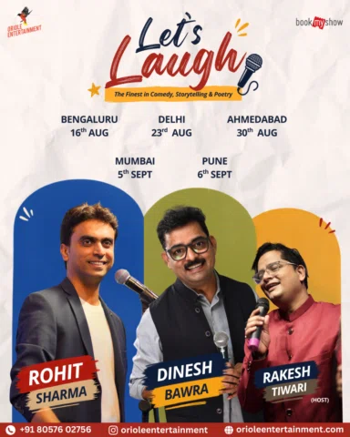 🎭 LET’S LAUGH INDIA TOUR 🇮🇳
Ek nayi shuruaat… Ek naya safar… ❤️

📍 Bengaluru