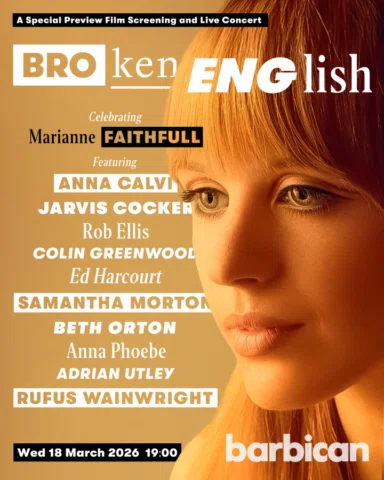 NEWS!!!! Anna Calvi, Jarvis Cocker, Colin Greenwood, Samantha Morton, Beth Orton