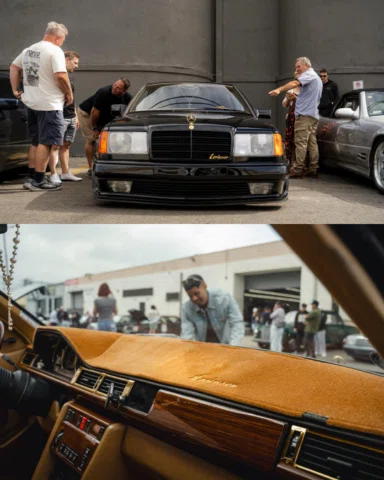 One of the best looking cars I’ve ever seen. Restored and modded with real 24k g