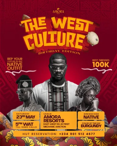 Port harcourt is about to experience something out of the ordinary.. #Westcultur