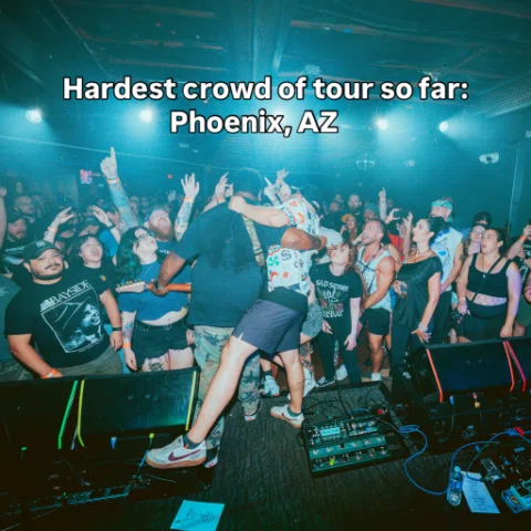 Our return to @therebelphx turned out to be our favorite show so far. Ya’ll show