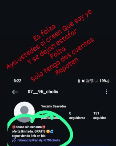 REPORTEN NO SOY YO BUENO  REPITO UNA Y MIL VECES NO VENDO CONTENIDOS SOLO TENGO 