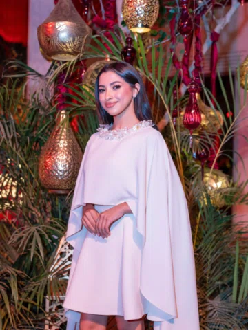 @vodafoneegypt sohour🪽🤍

Such a beautiful night 

Styled by @omziag 
Dressed i