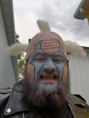 I dressed up as the fat clown from spawn for my Halloween party. Also got a new 