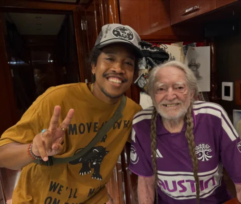 Honored to spend the Fourth with the legendary @willienelsonofficial and so many