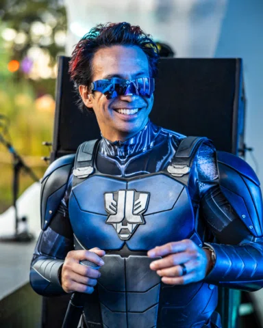 Debuted the new suit… turned it into a wet suit real quick. Tomorrowland, you di