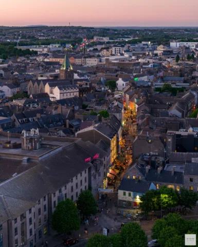 Summer evenings down the Quay Street