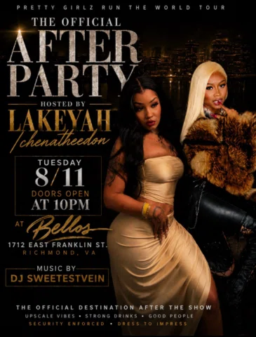 🔥 TONIGHT — THE OFFICIAL AFTER PARTY! 🔥

$2 shots 
$2 tacos

Richmond, we’re k