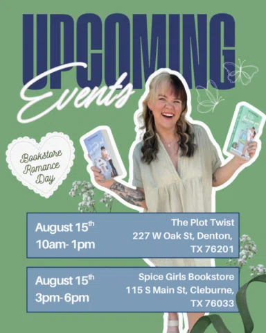 ✨ IT’S HAPPENING!! ✨

Two bookstore signings. Two amazing indie bookstores. One 