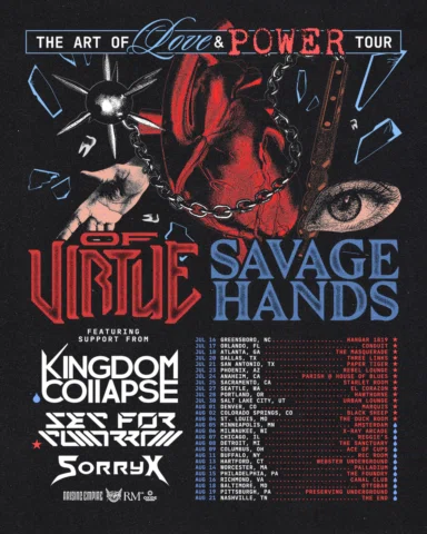 “THE ART OF LOVE AND POWER” is here! 🖤👊

Stoked to hit the road this summer on