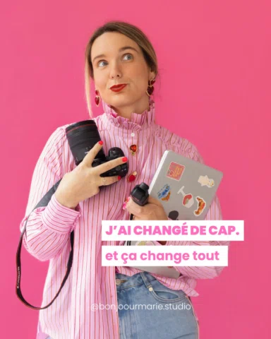 J’ai changé de cap. Et ça change tout. 💗

Je crois que je n’ai jamais abordé un