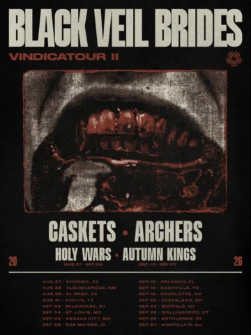 🇺🇸 USA w/ @blackveilbrides ‘26

We’re super stoked to be on this one! 

Ticket