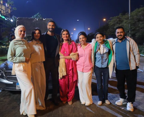 ⁨	الست…لما🤷🏻‍♀️
مع حبيبي إللي شرفنا ‪@karimfahmiofficial‬⁩
@dorra_zarrouk @yas