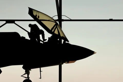 The lethal F-35 Lightning II at Luke Air Force Base. @lukeafb #f35 #usairforce #