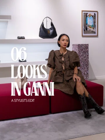6 looks, 1 store, a stylist’s edit. @ganni